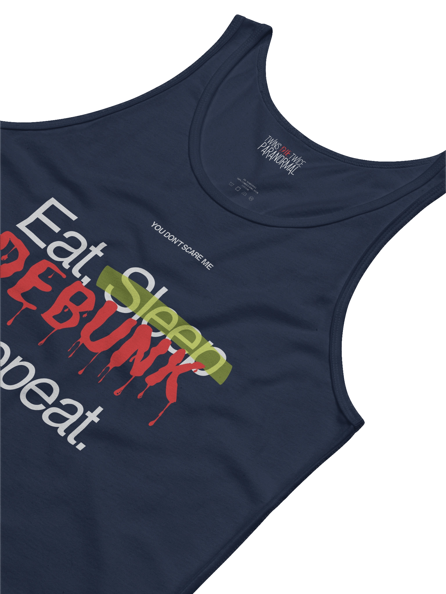 Eat. Sleep. Debunk. Repeat. Tank product image (10)