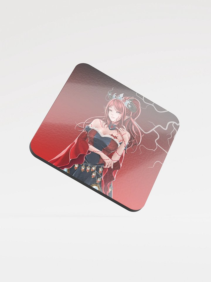 Demonic Elegance Vixenrhea Cork Coaster product image (1)