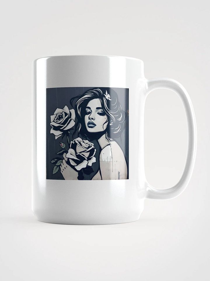 Rose-Adorned Serenity Mug product image (1)