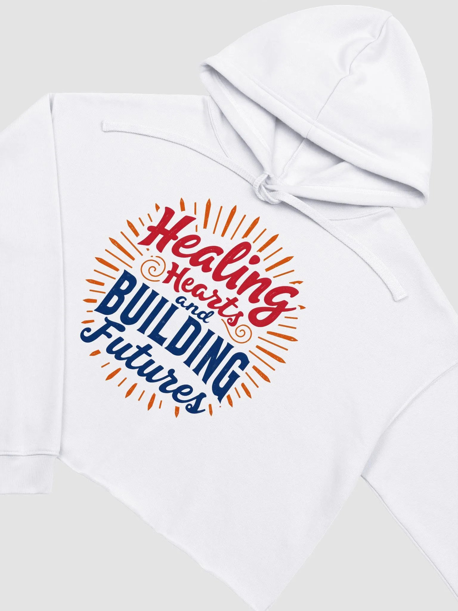 Healing Hearts & Building Futures Crop Hoodie product image (19)
