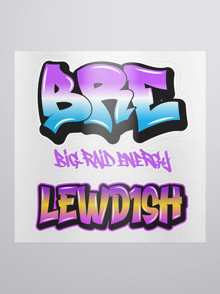 Lewd1sh BRE stickers product image (1)