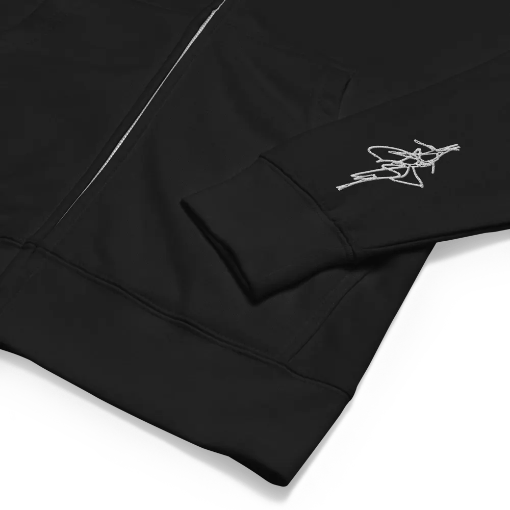 7mxrch Zip-Up Embroided Smile Hoodie product image (2)