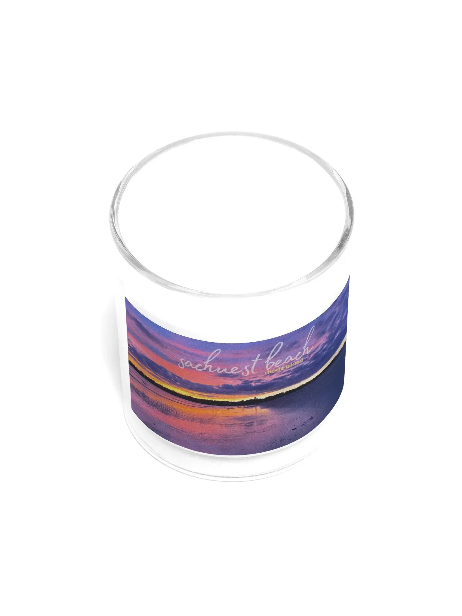 The Ocean State Series: Sachuest Sunset Soy Candle (unscented) product image (3)