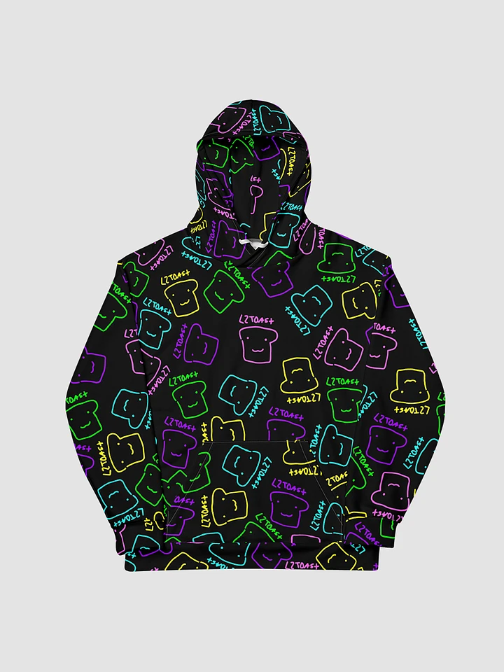 All-Over Logo Hoodie (Black) product image (1)