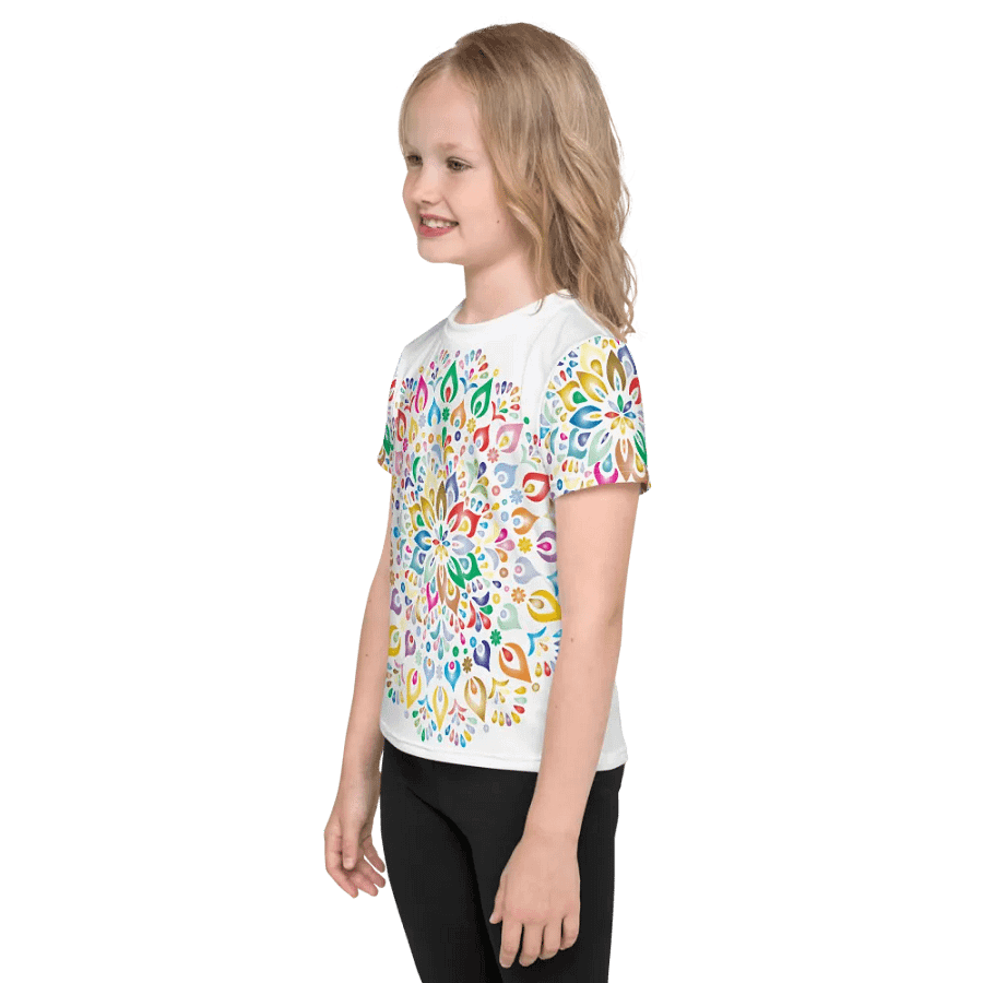 Kaleidoscopic Harmony Kids T-Shirt product image (4)