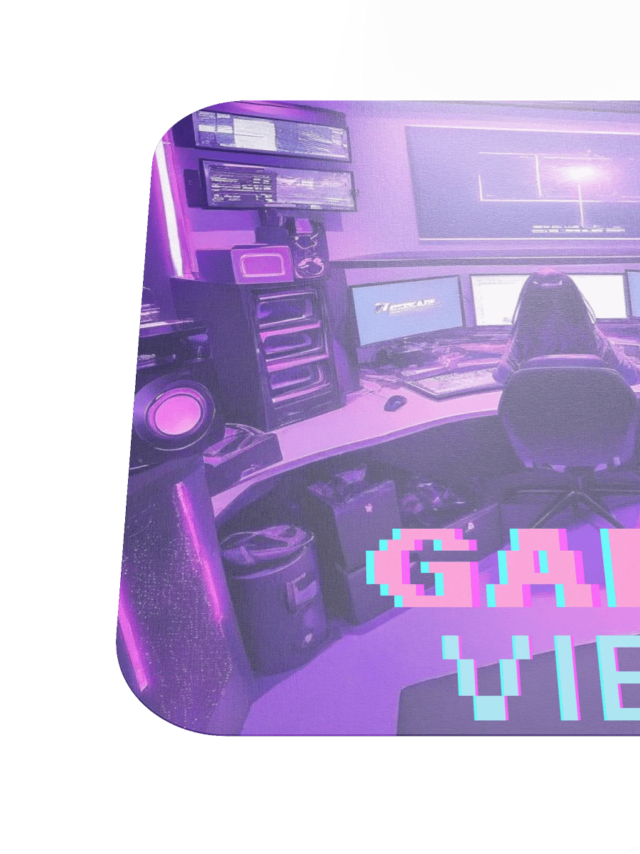 Neon Gamer Vibes Mouse Pad product image (6)