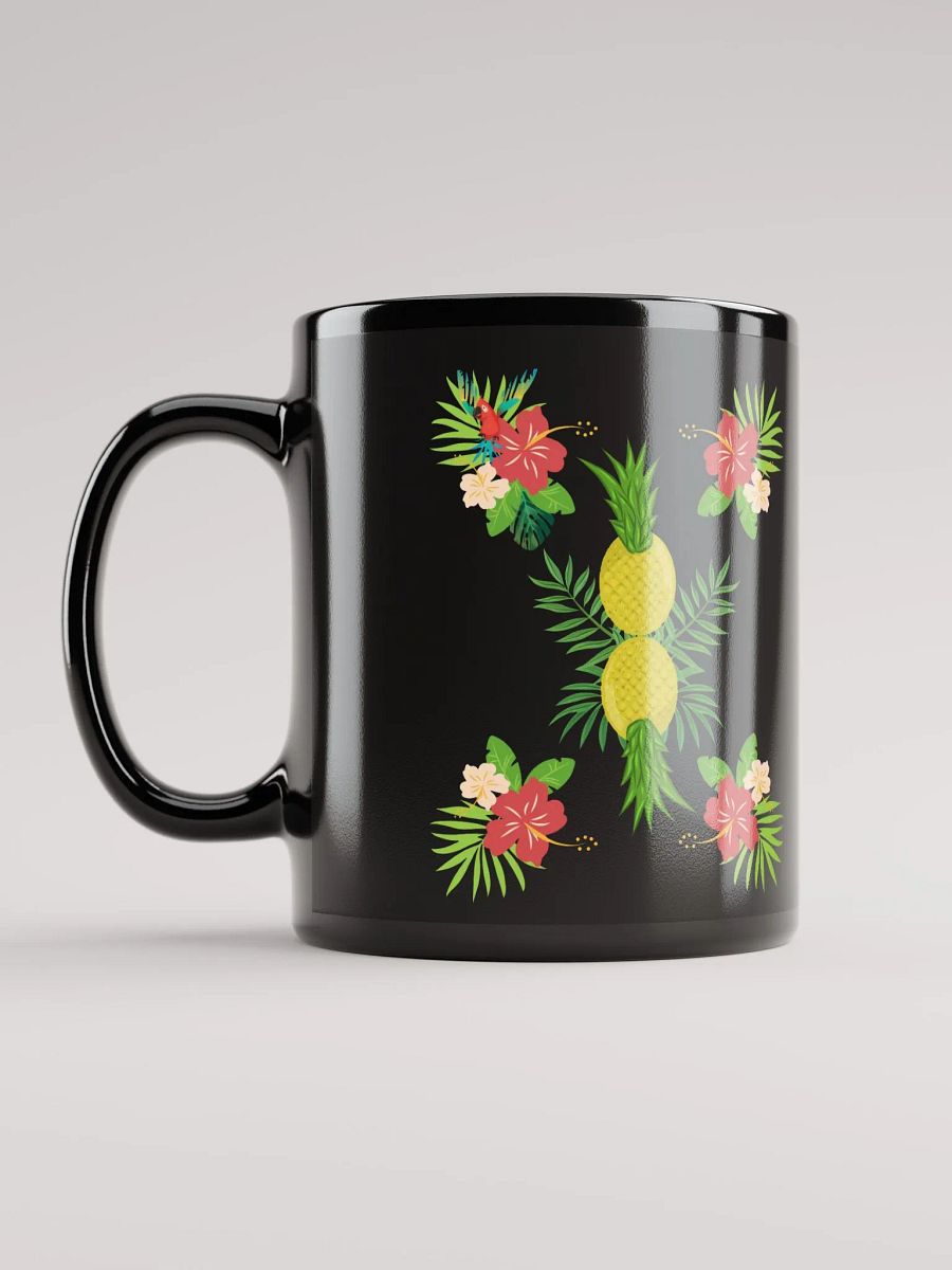 Pineapple Paradise Pattern Design Black Mug product image (12)
