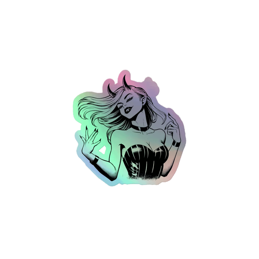 Sassy Not Bratty Hologram Sticker product image (1)