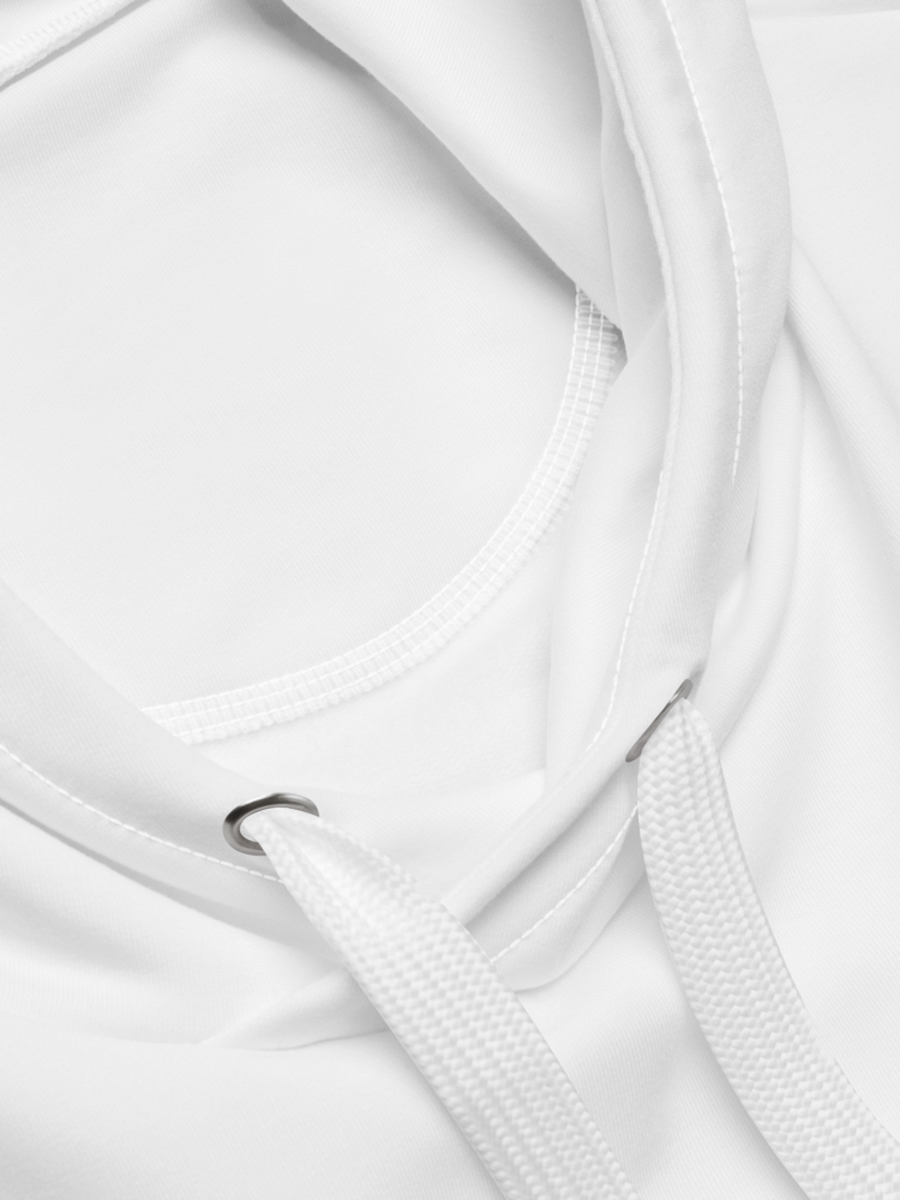 All-Over Print Recycled Unisex Hoodie, White | WIL Style product image (2)