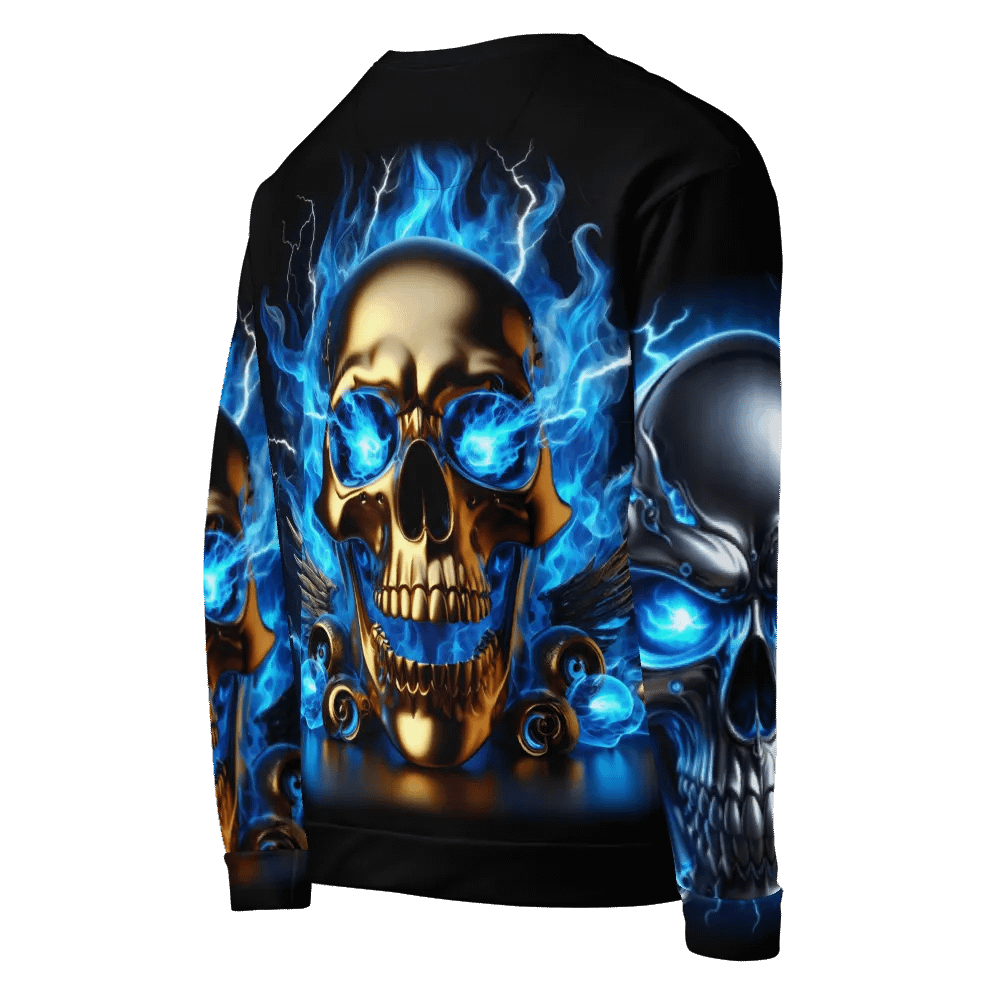 Ethereal Skull Flames - Unisex Sweatshirt #17 product image (5)