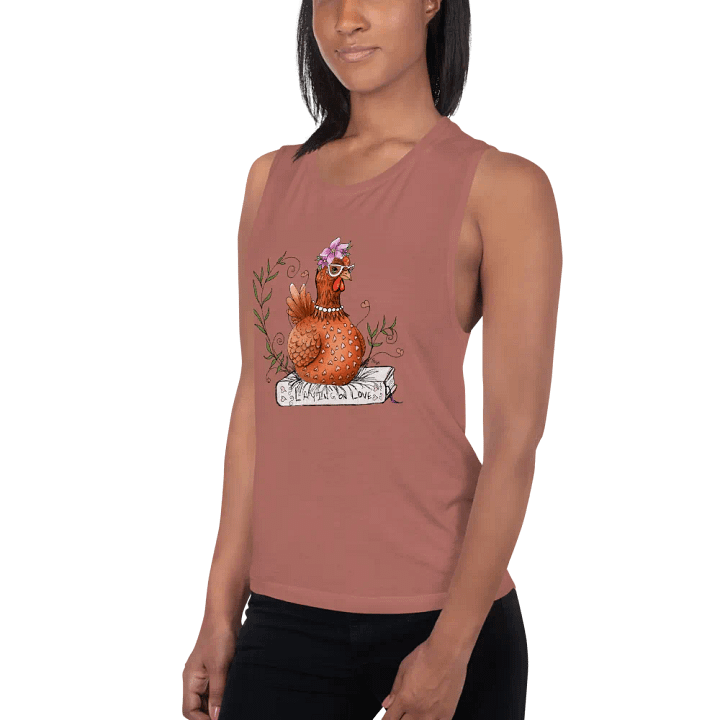 Laying On Love Bella+Canvas Flowing Tank product image (2)