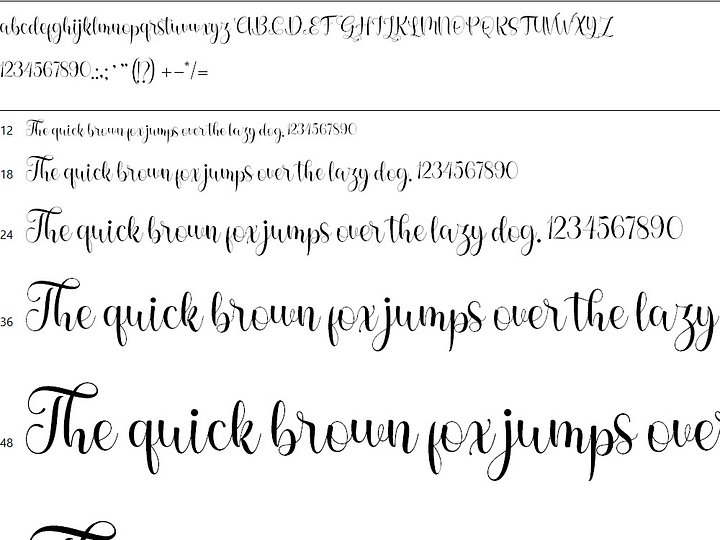 Gattela | Lovely Script Font product image (2)