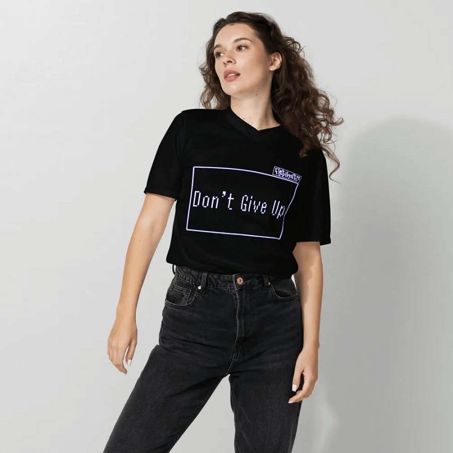 Don't Give Up - Unisex Sports Jersey product image (8)