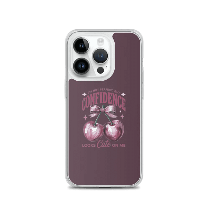 Cherry Confidence MagSafe® Clear Case product image (3)