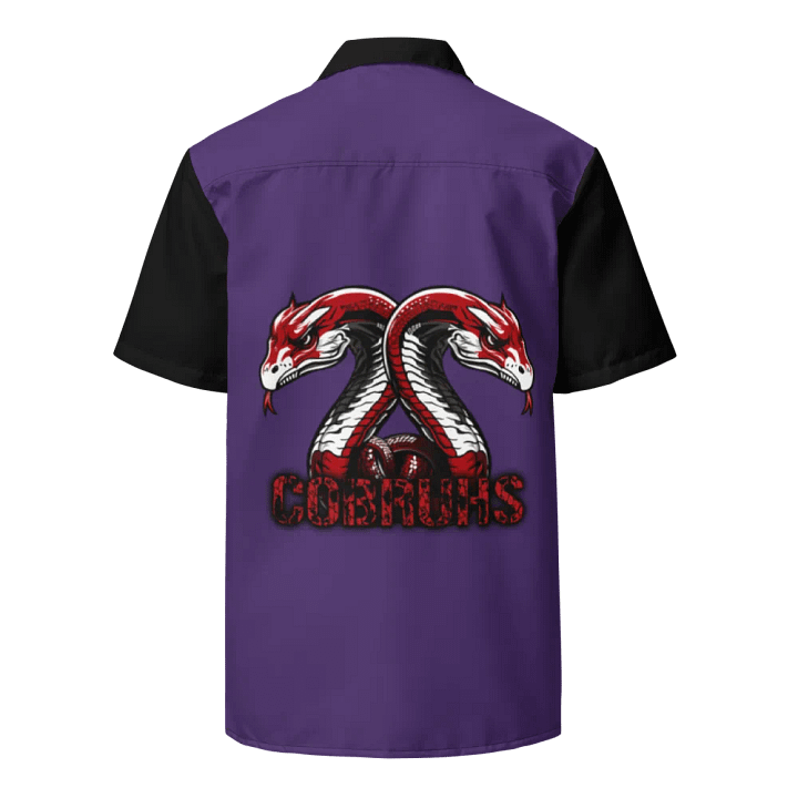 NEW! CoBruhs Purple/Black Bowling Shirt product image (1)