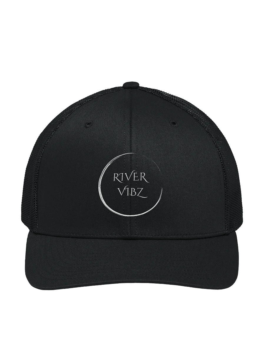 Faded White Circle River Vibz Trucker Hat product image (1)
