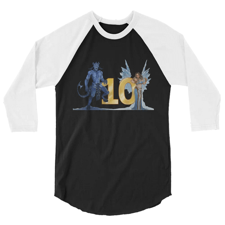 10th Anniversary 3/4 Sleeve Raglan Shirt product image (2)