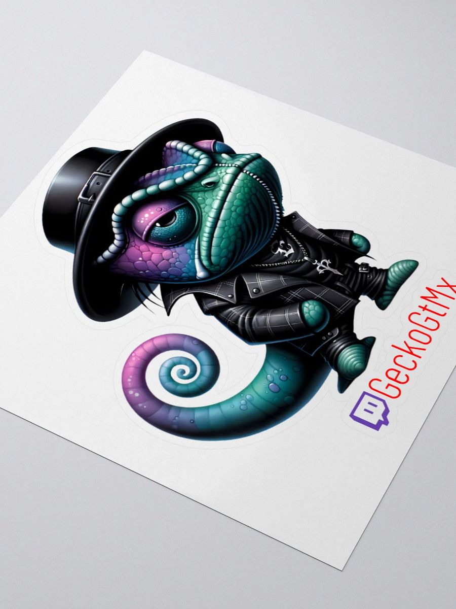 Goth Gecko Sticker Set product image (8)
