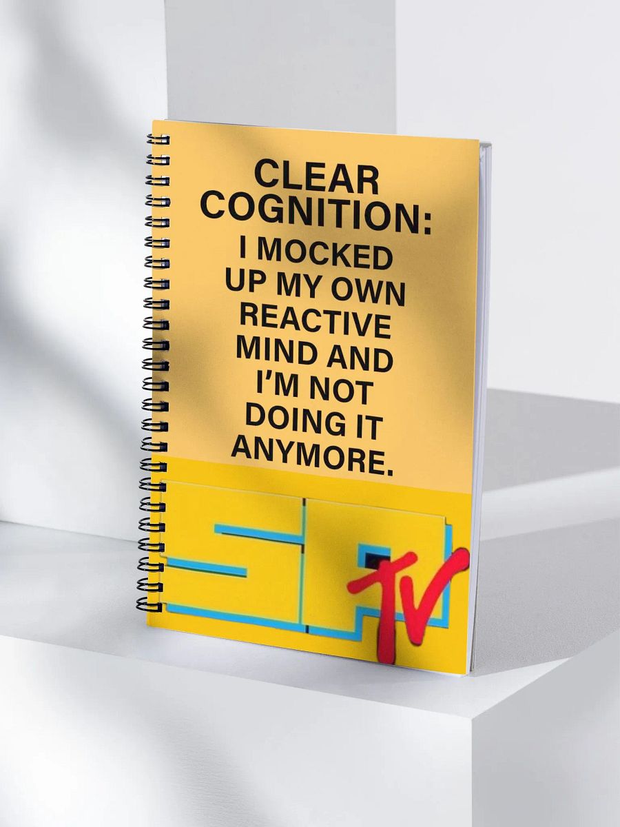 Clear cognition SPTV Goldenrod Notebook product image (4)