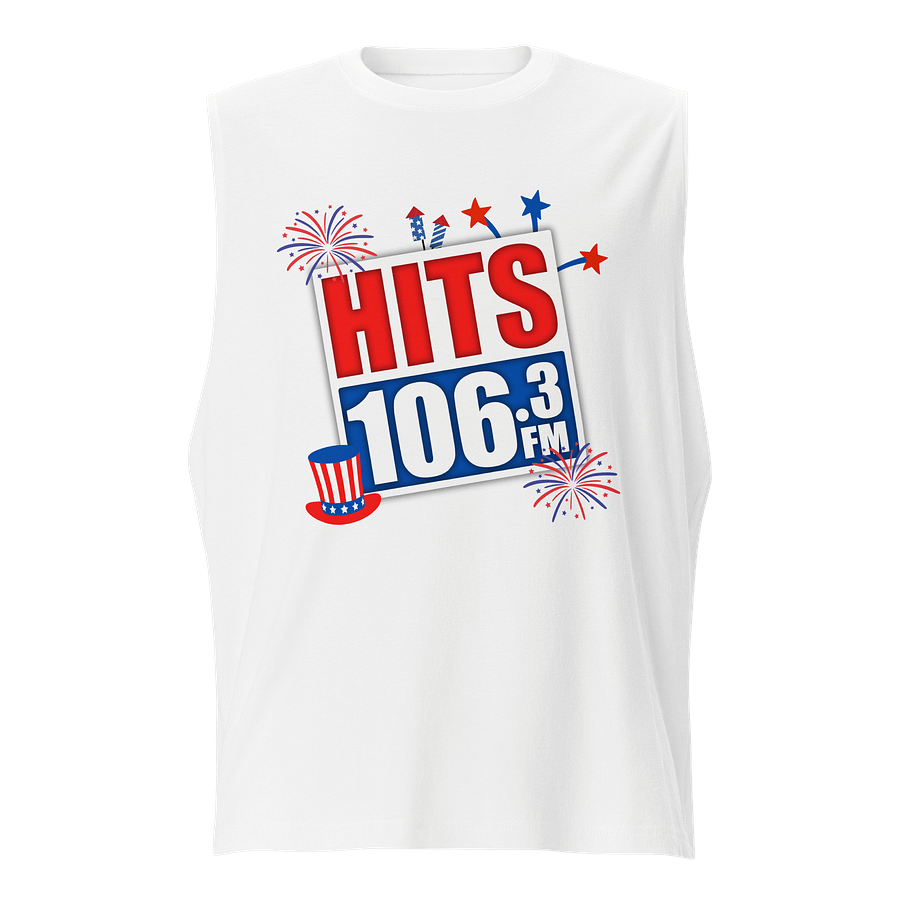 Men's Patriotic White Muscle Tank product image (1)