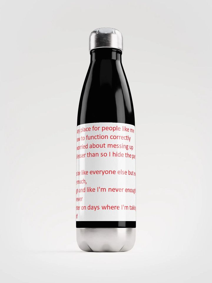 Mask Off Lyrics Water Bottle product image (1)