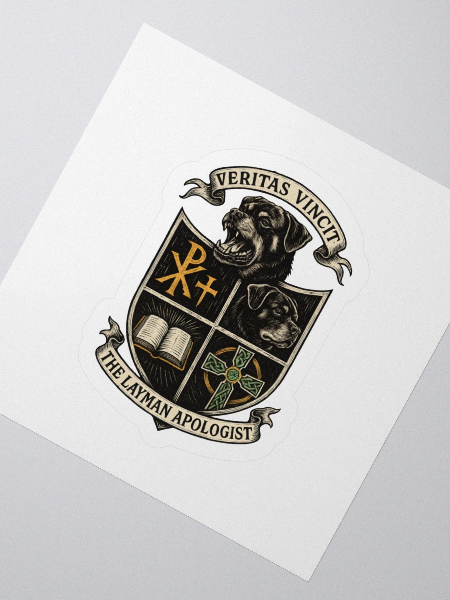Layman Coat of Arms sticker product image (5)