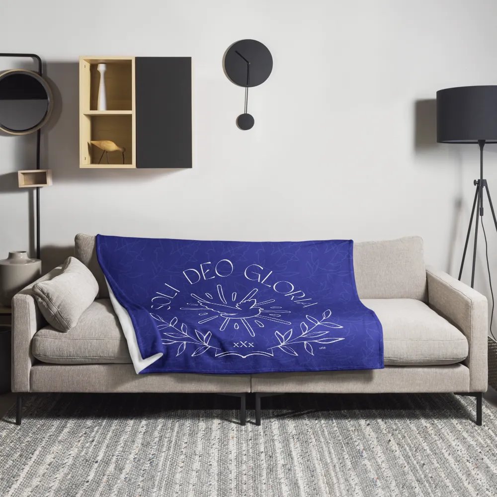 Soli Deo Gloria (Throw Blanket) product image (2)