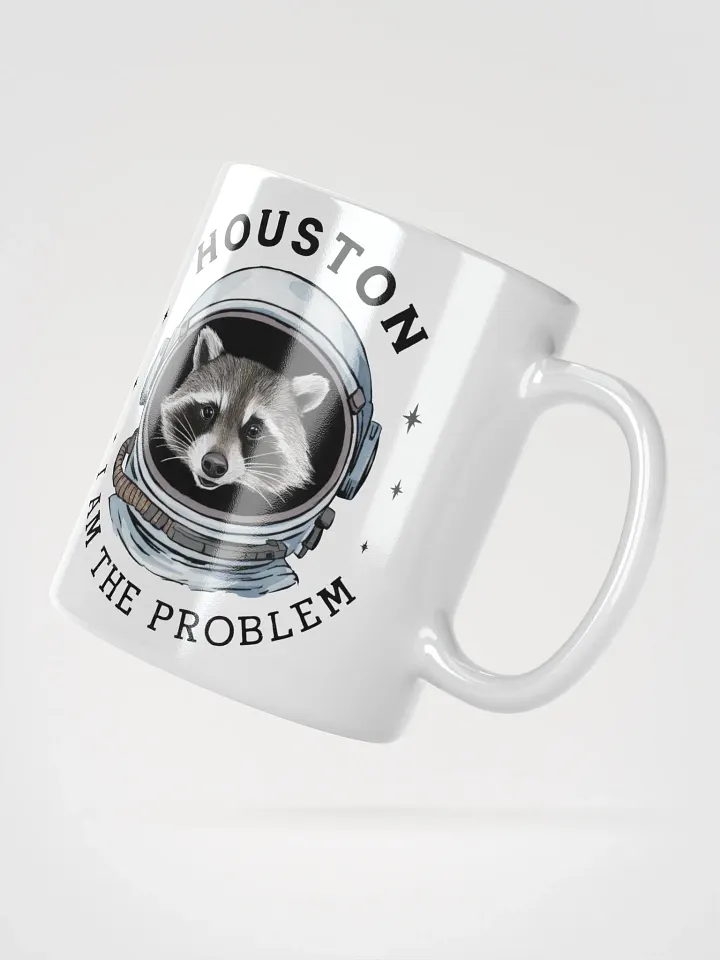 Astro Raccoon I Am the Problem Mug product image (4)