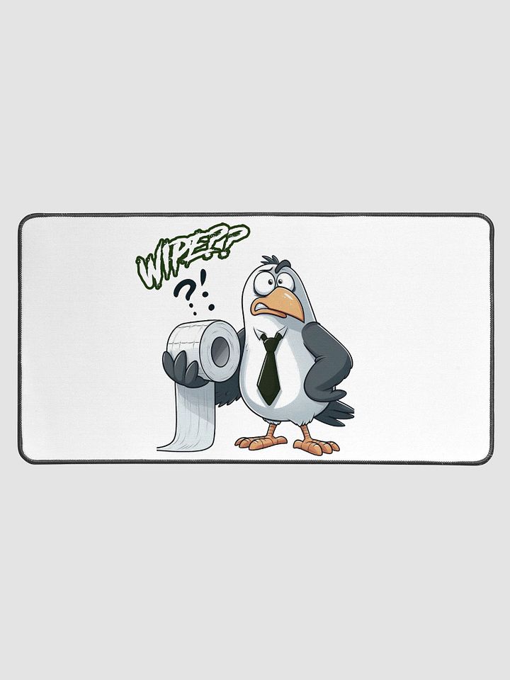 Wipe (Bird) Desk Mat product image (1)
