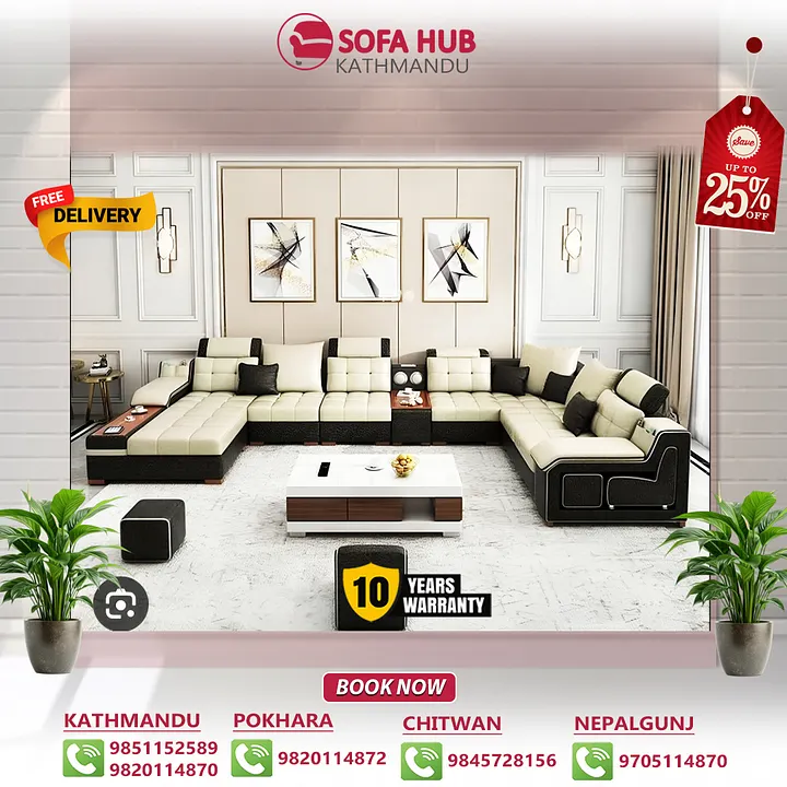 Modern Design Luxury U-Sofa product image (2)