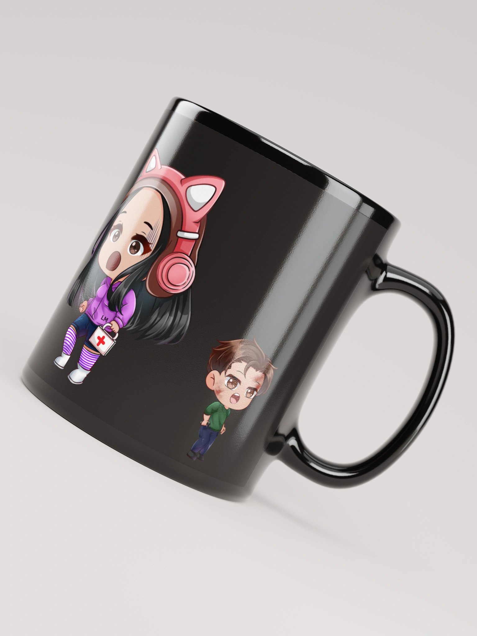 xGuillau (Dead By Daylight) Survivor - Black Glossy Mug product image (4)