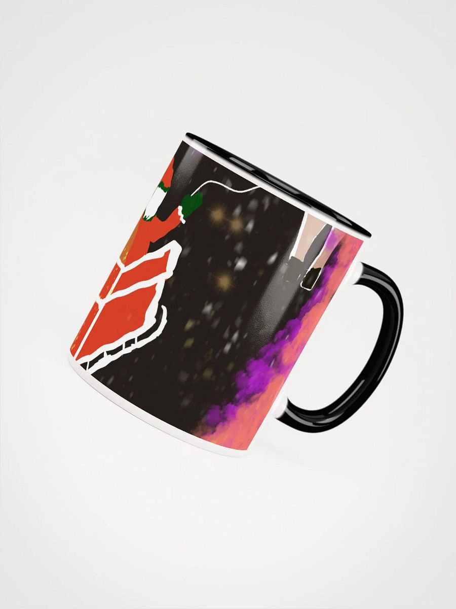 Santa's Cosmic Sleigh Ride Ceramic Mug product image (5)