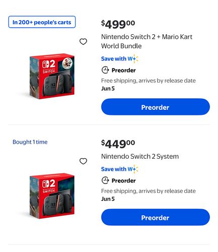 You can still preorder your Nintendo Switch at @Walmart 

Note: the availability is going by what will be in stock in your lo...