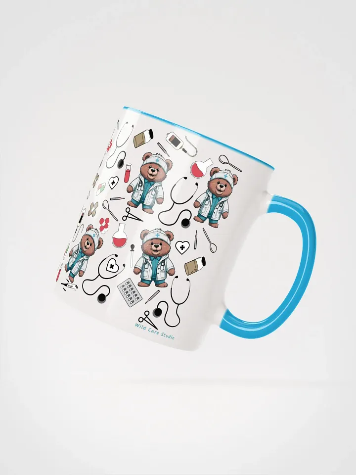 Cute Medical Coat Bear Ceramic Mug product image (7)