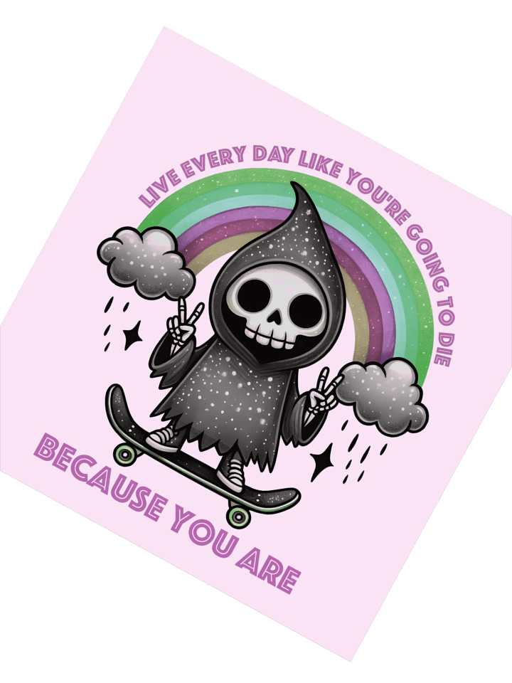 Live Every Day Sticker (Pink) product image (2)