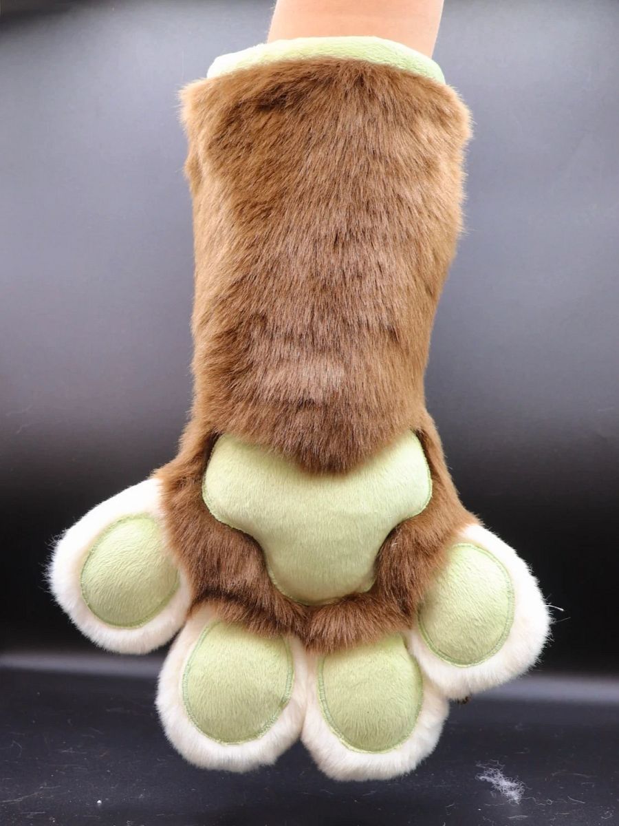 Four Finger Thumb Style Puffy Hand Paw Pattern [PDF DOWNLOAD] product image (5)