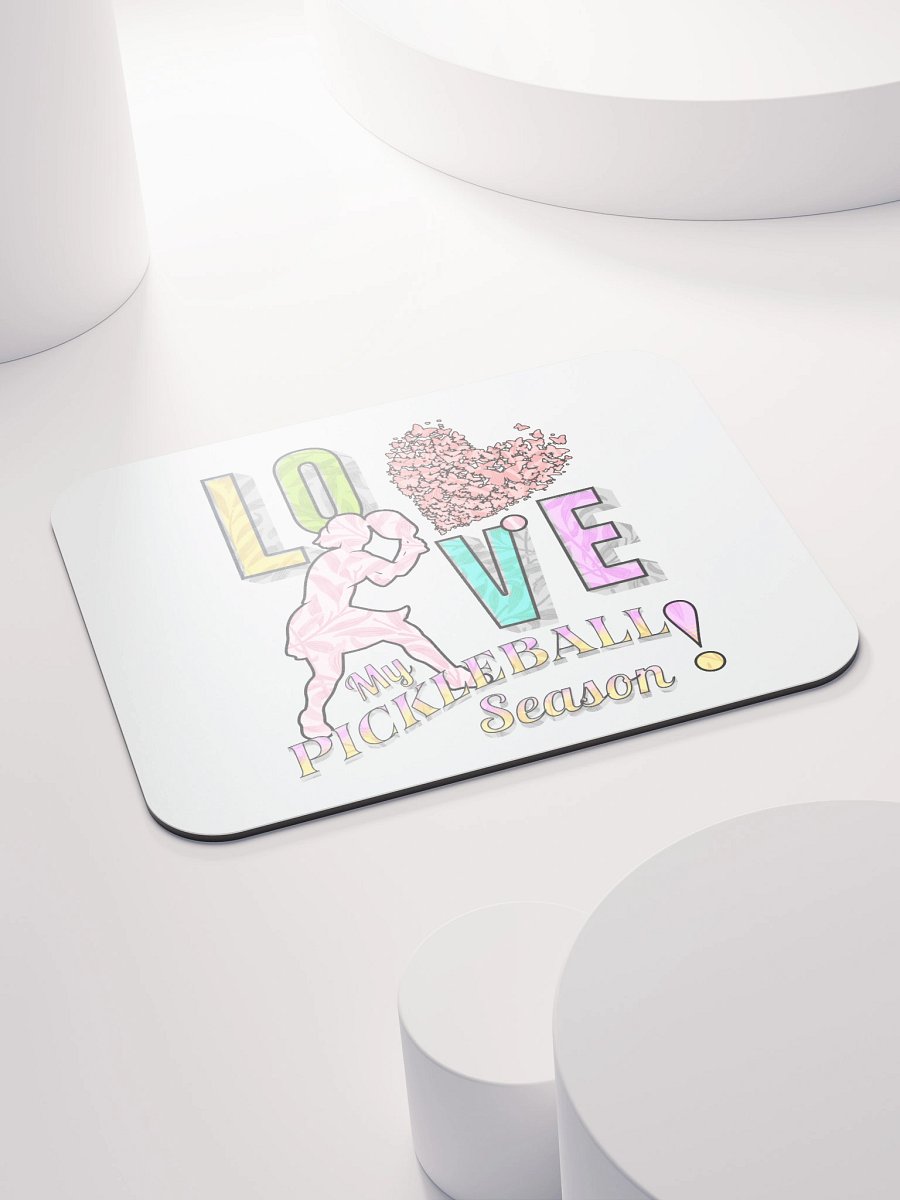 Love My Pickleball Season Female Mouse Pad product image (4)