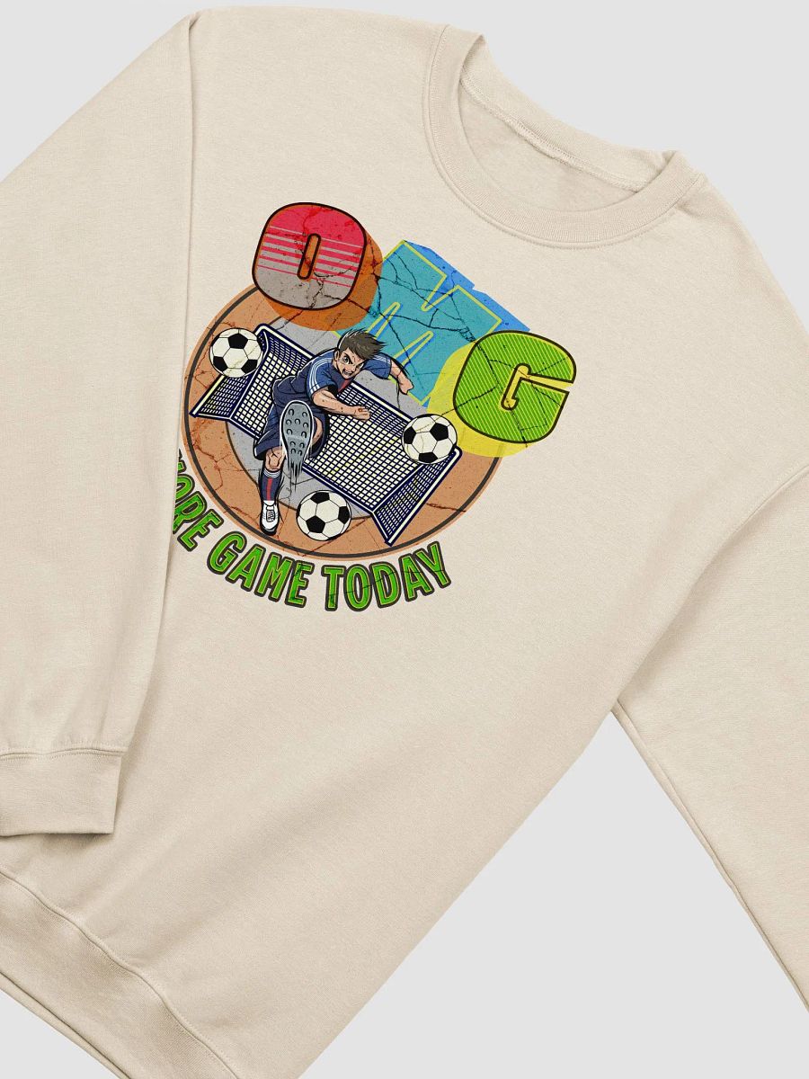 OMG One More Game Today Soccer Air-Spun Classic Crewneck Sweatshirt product image (20)