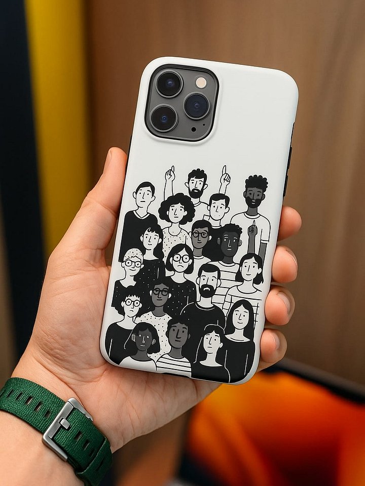 United in Style: The Diversity iPhone glossy Case product image (1)