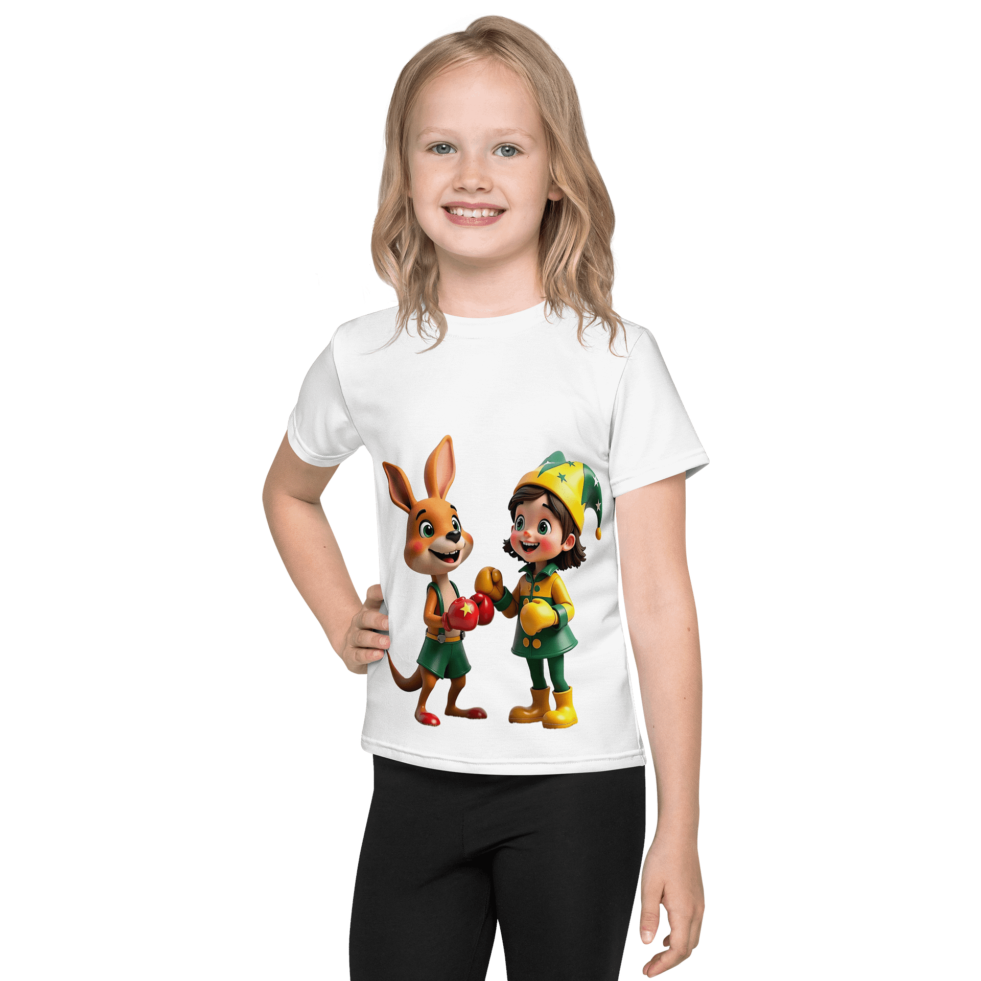 🦘 JessyJesty “Kangaroo Jamboree” Kids T-Shirt product image (1)
