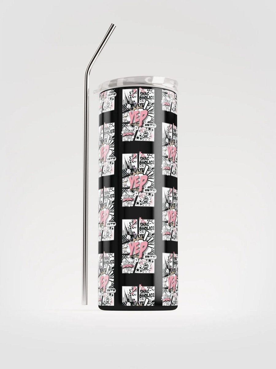 Shac-oholics Comic Blast Tumbler - Pink 