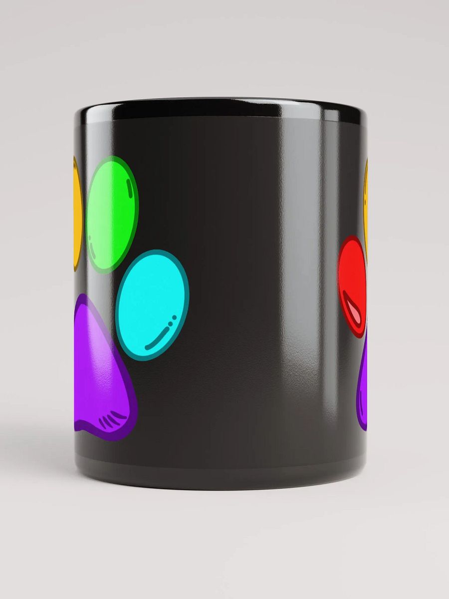 Black Colorful Paw Mug product image (9)