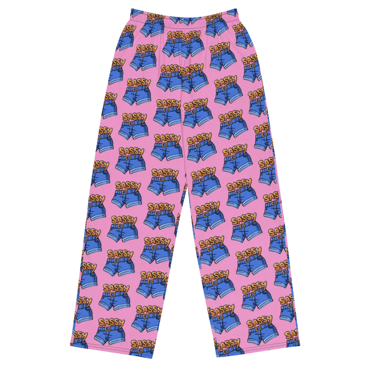Sassy Vibes Wide-Leg Pants (PINK) product image (1)