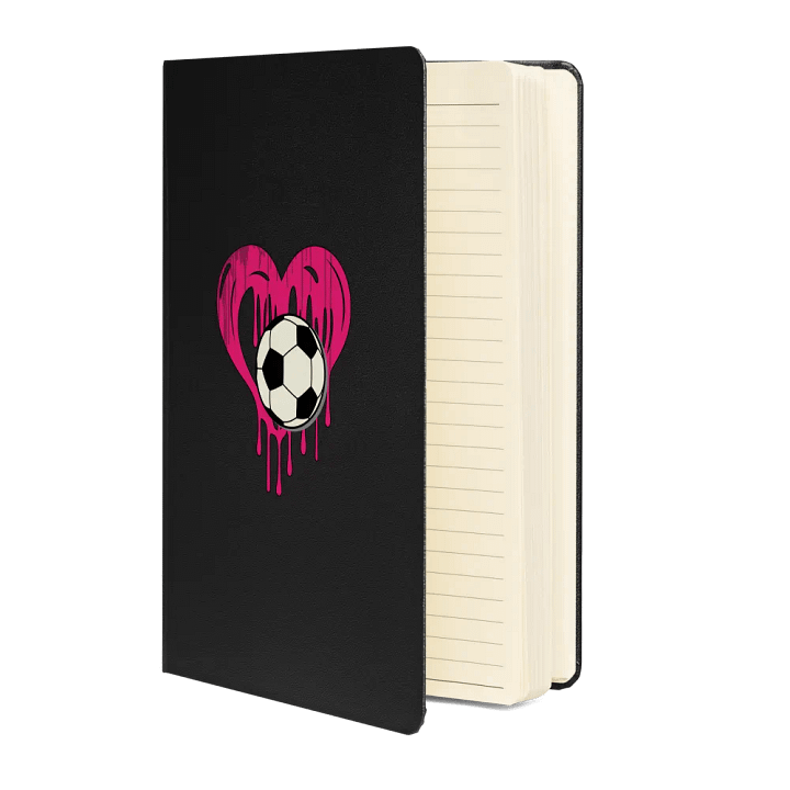 Heart Soccer Hardcover Journal product image (2)
