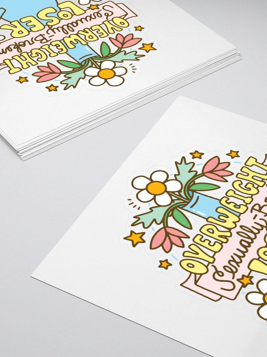 Overweight Sexually Broken Loser (420 version) sticker product image (4)