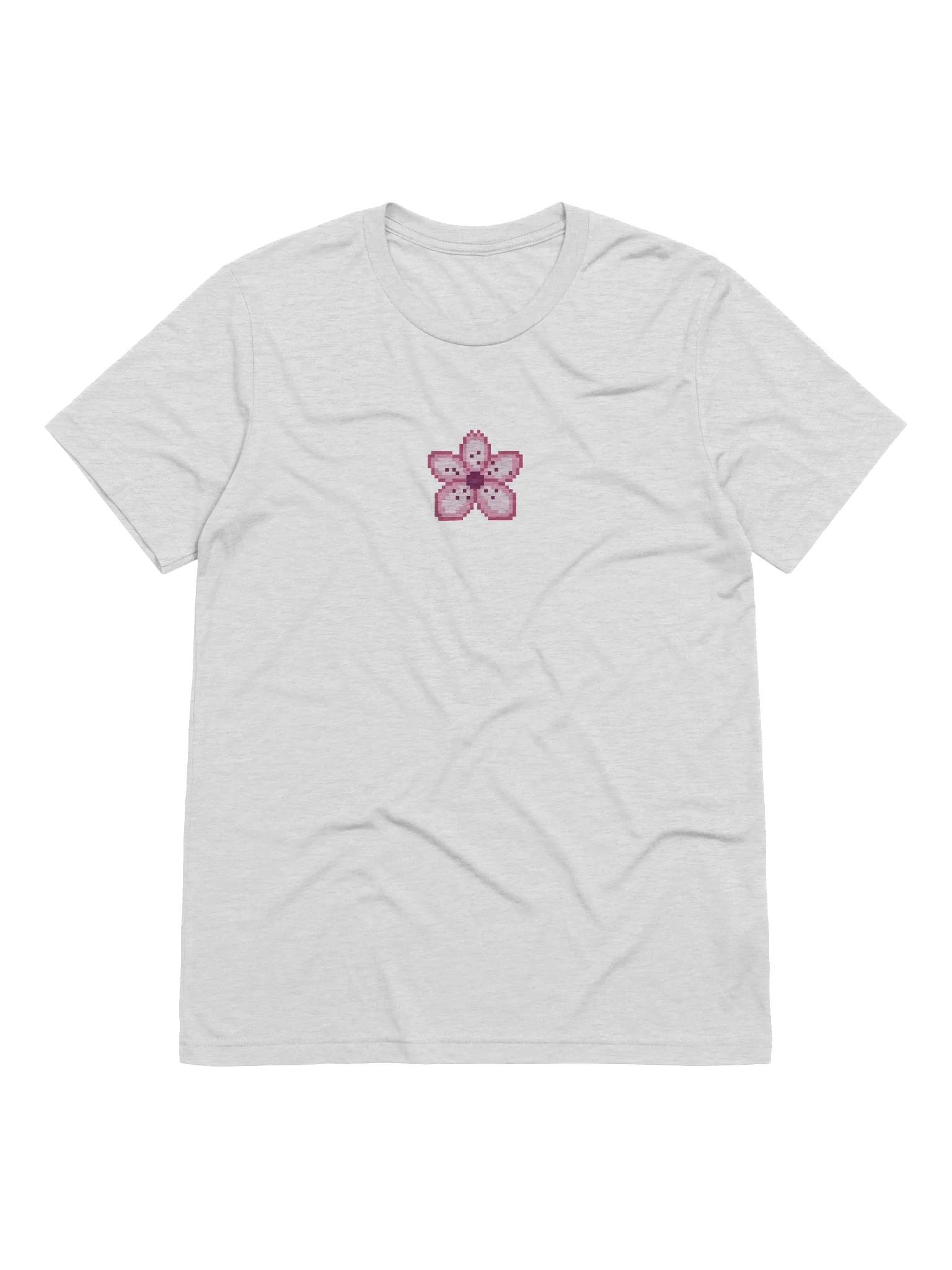 Pixel Blossom Triblend T-Shirt product image (5)