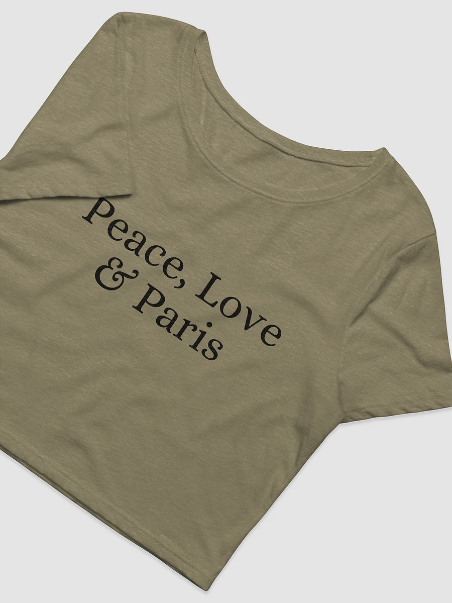 Peace, Love and Paris Muse Crop Tee product image (6)