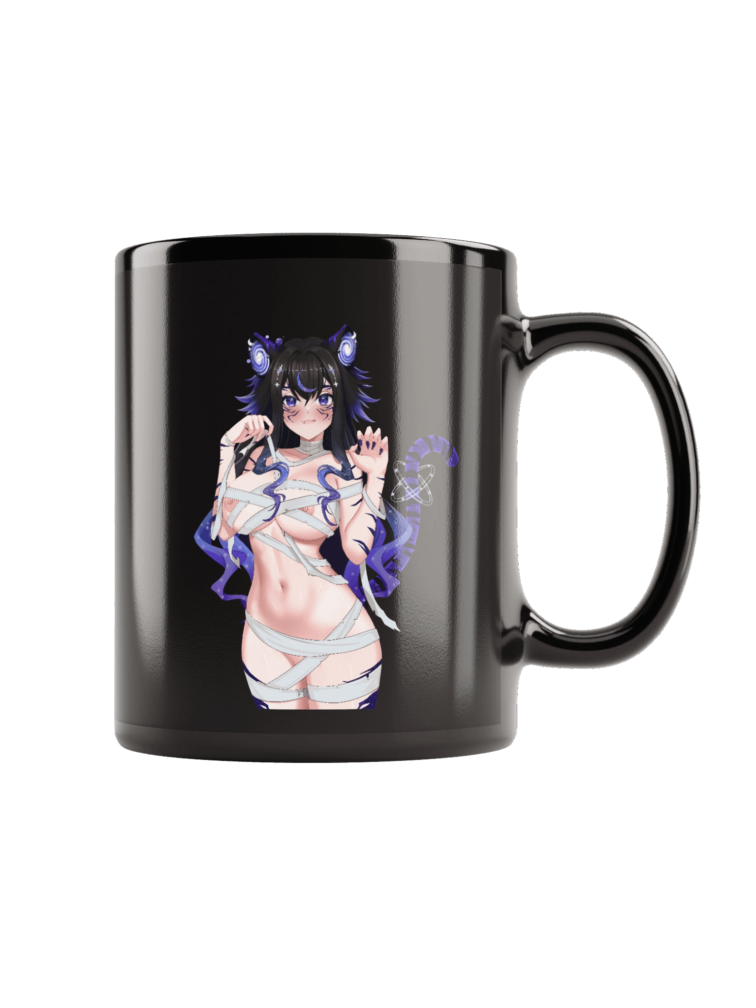 Spicy++ Mummy Moona no Background | Black Glossy Mug product image (1)