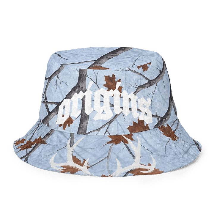Satellte Society Carolina Camo Reversible Bucket hat (Blue Sky/Navy) product image (1)