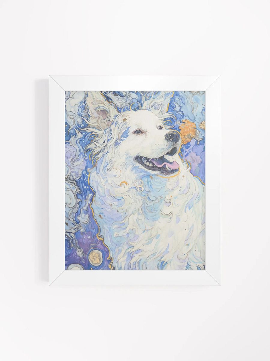 Whimsical Smiling Dog Framed Poster product image (4)